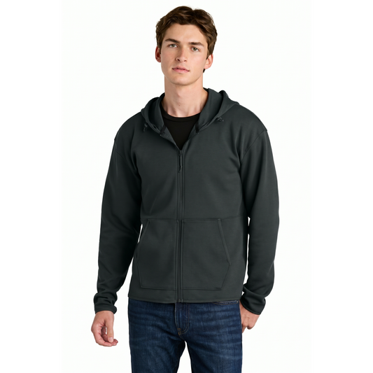 Double-Knit Full-Zip Hoodie
