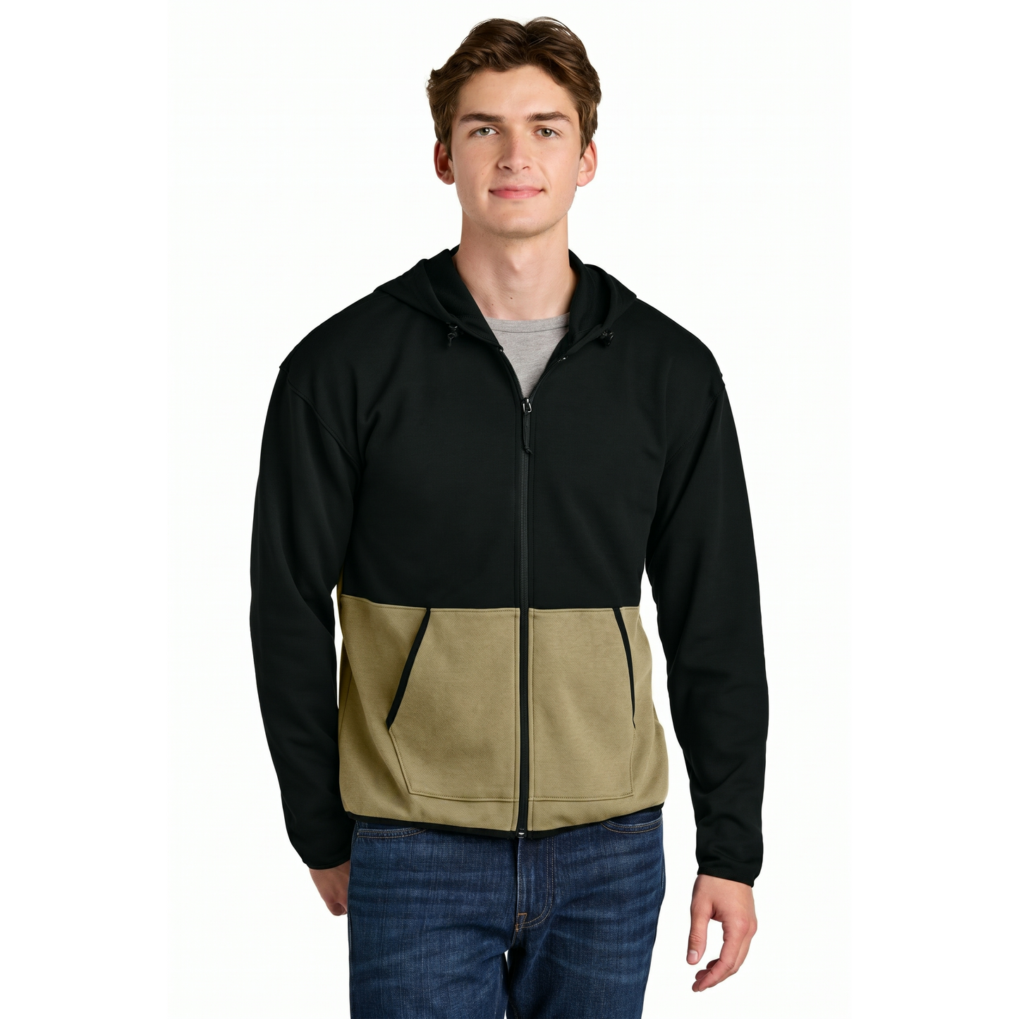 Double-Knit Full-Zip Hoodie