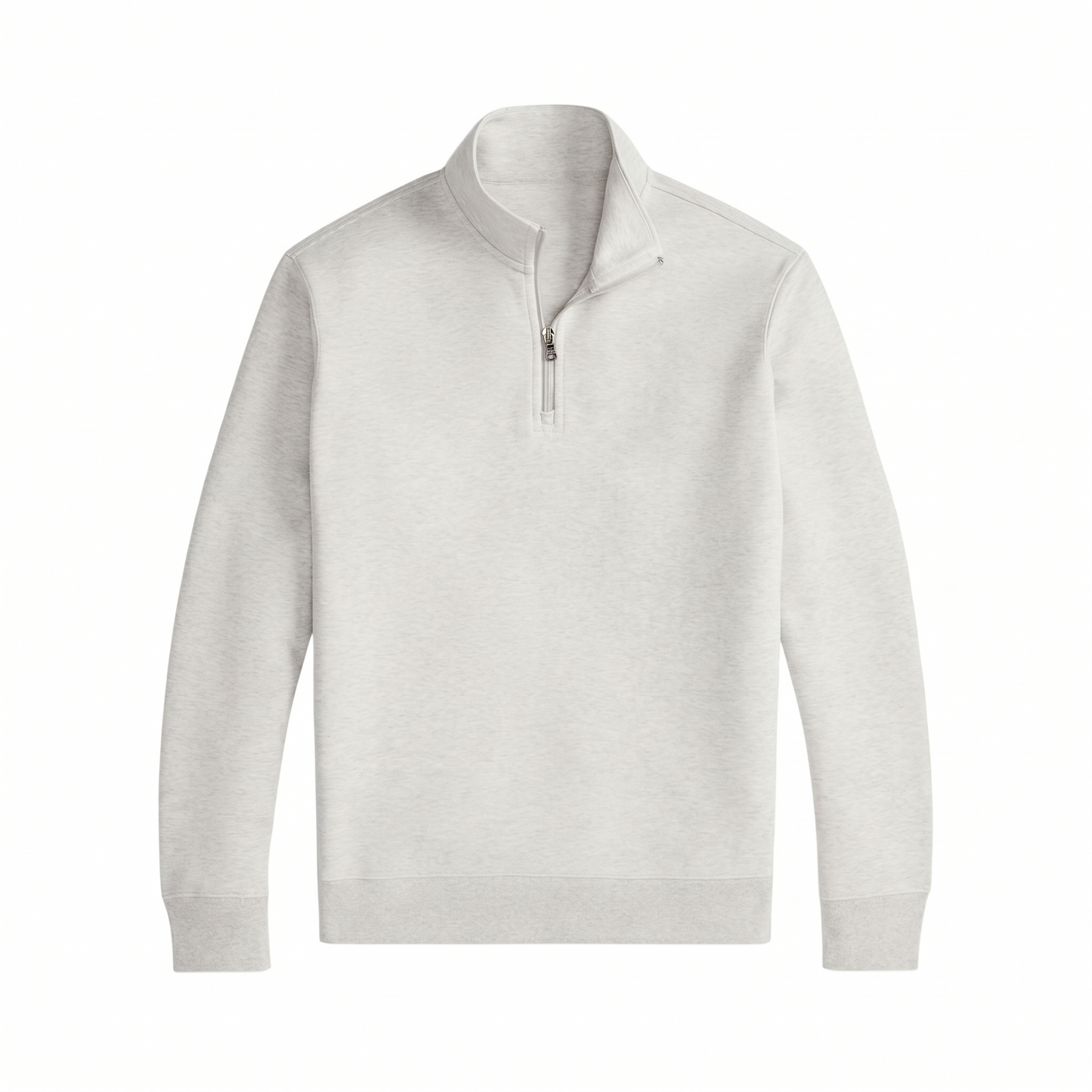 Double-Knit Mockneck Pullover