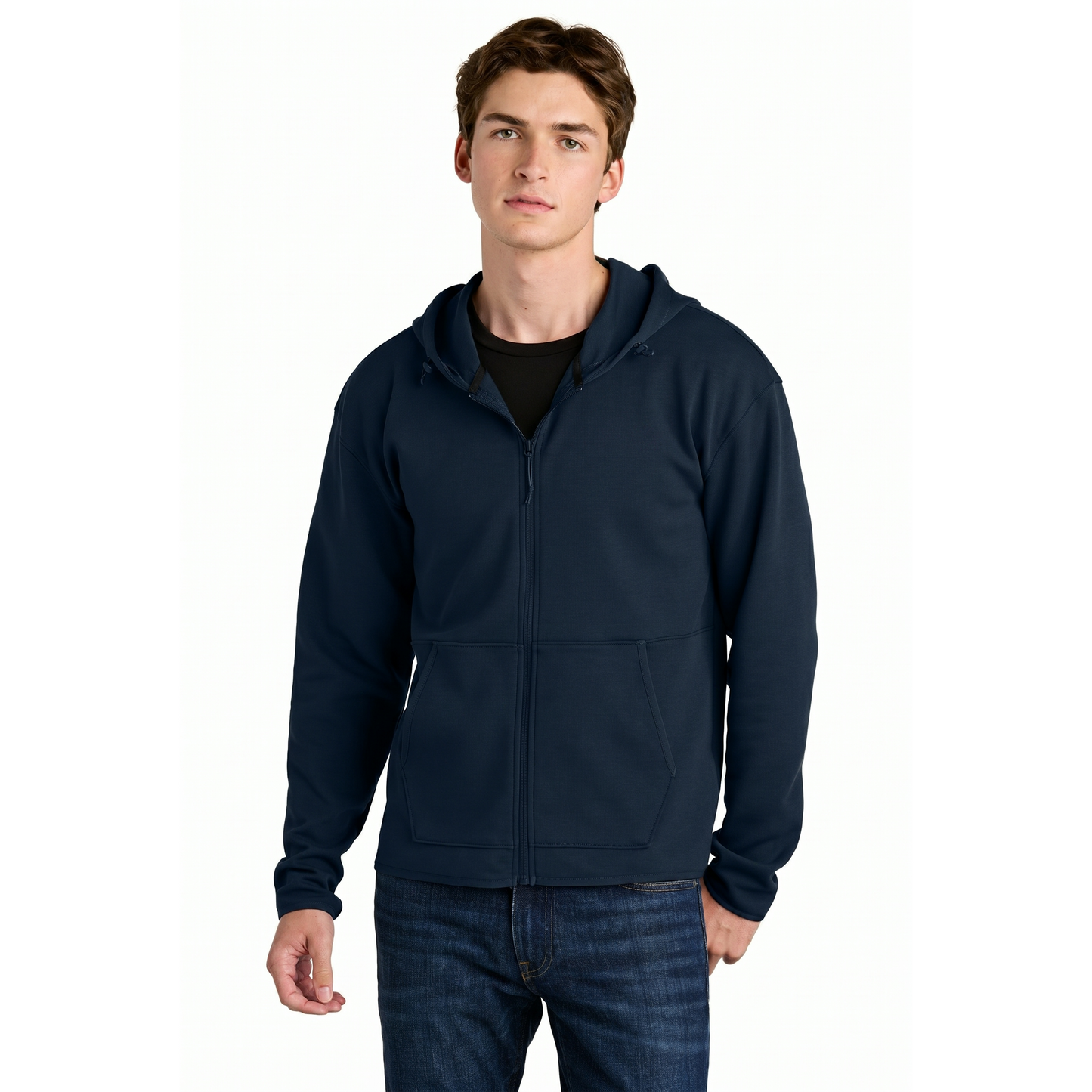 Double-Knit Full-Zip Hoodie