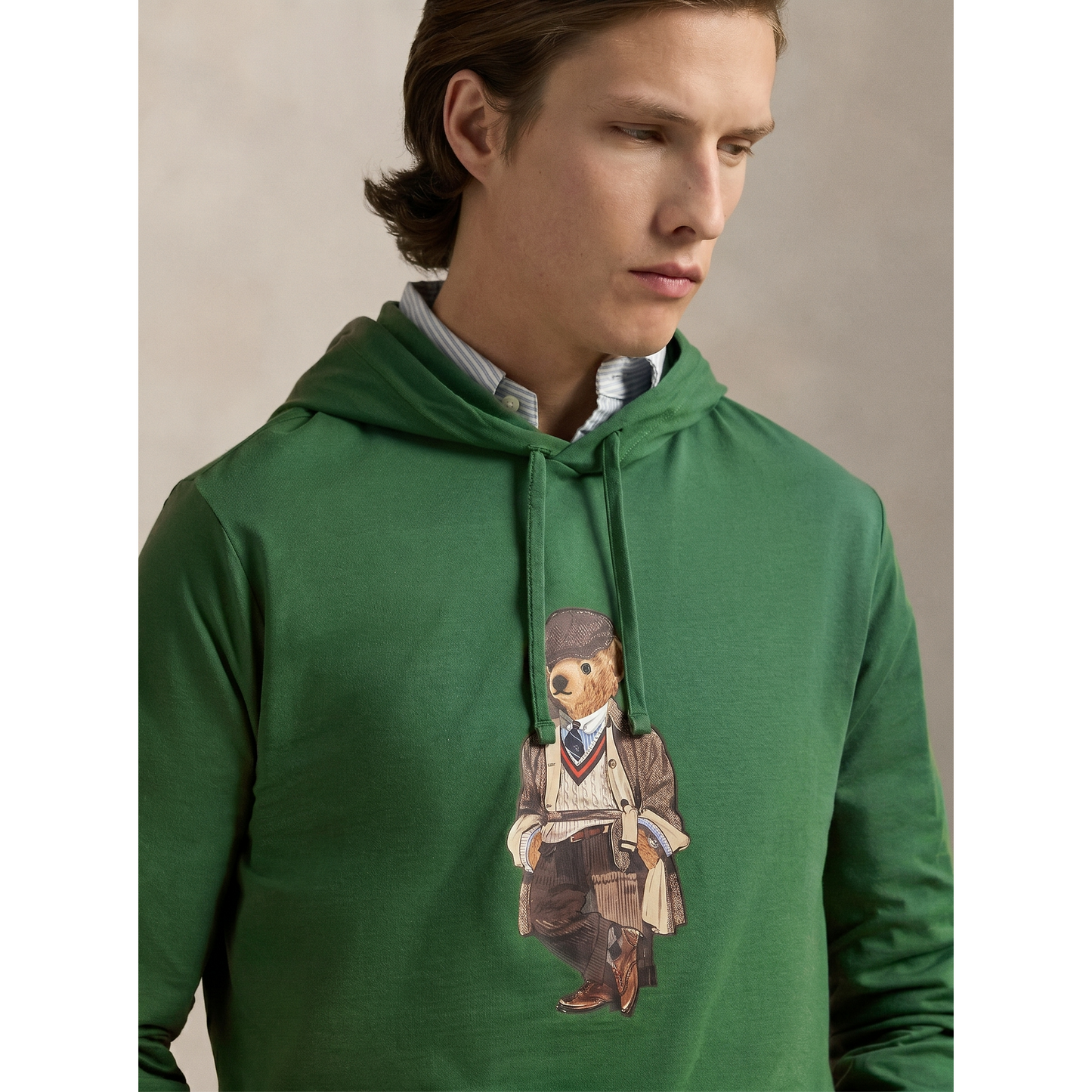 Bear Jersey Hooded T-Shirt