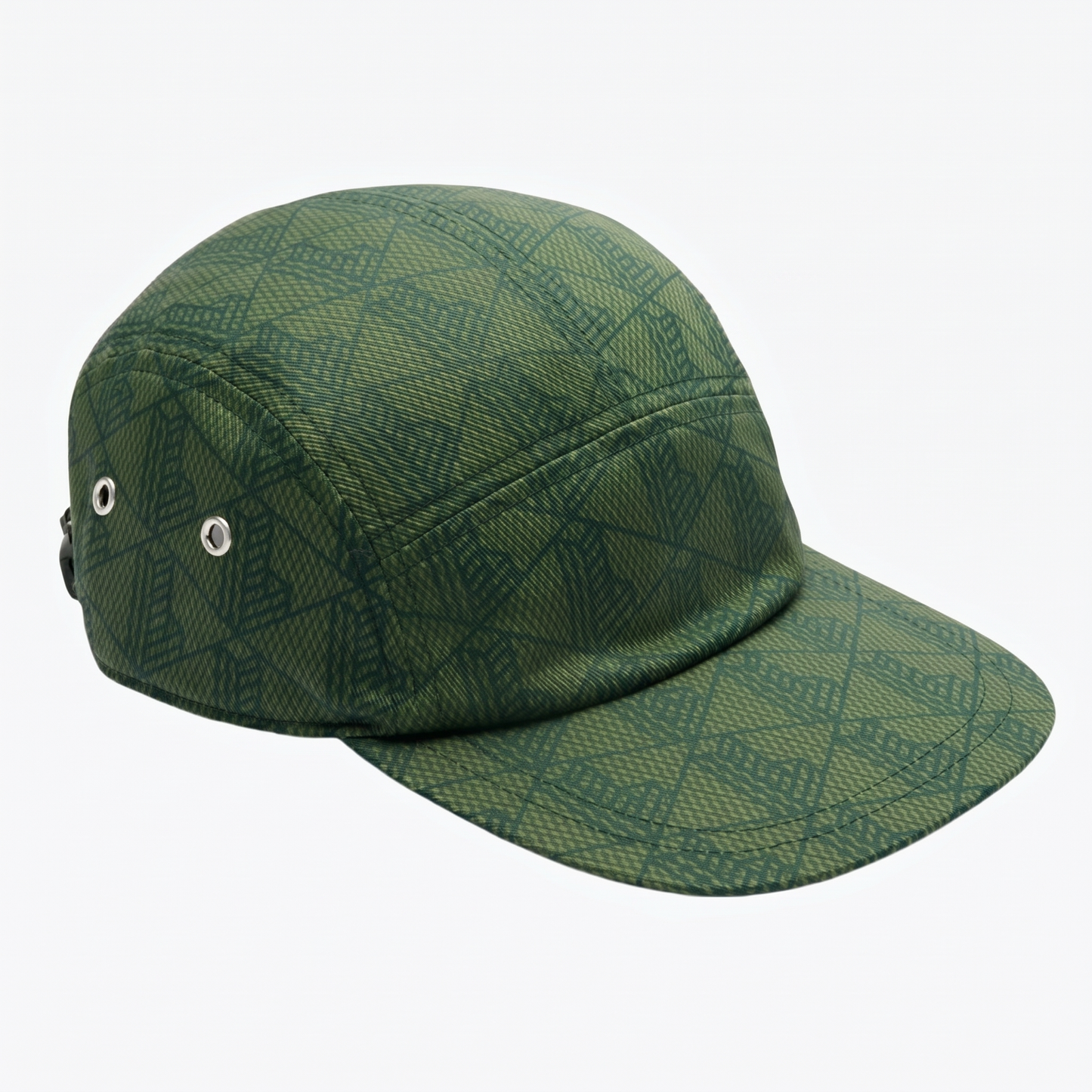 Printed Twill Jockey Cap