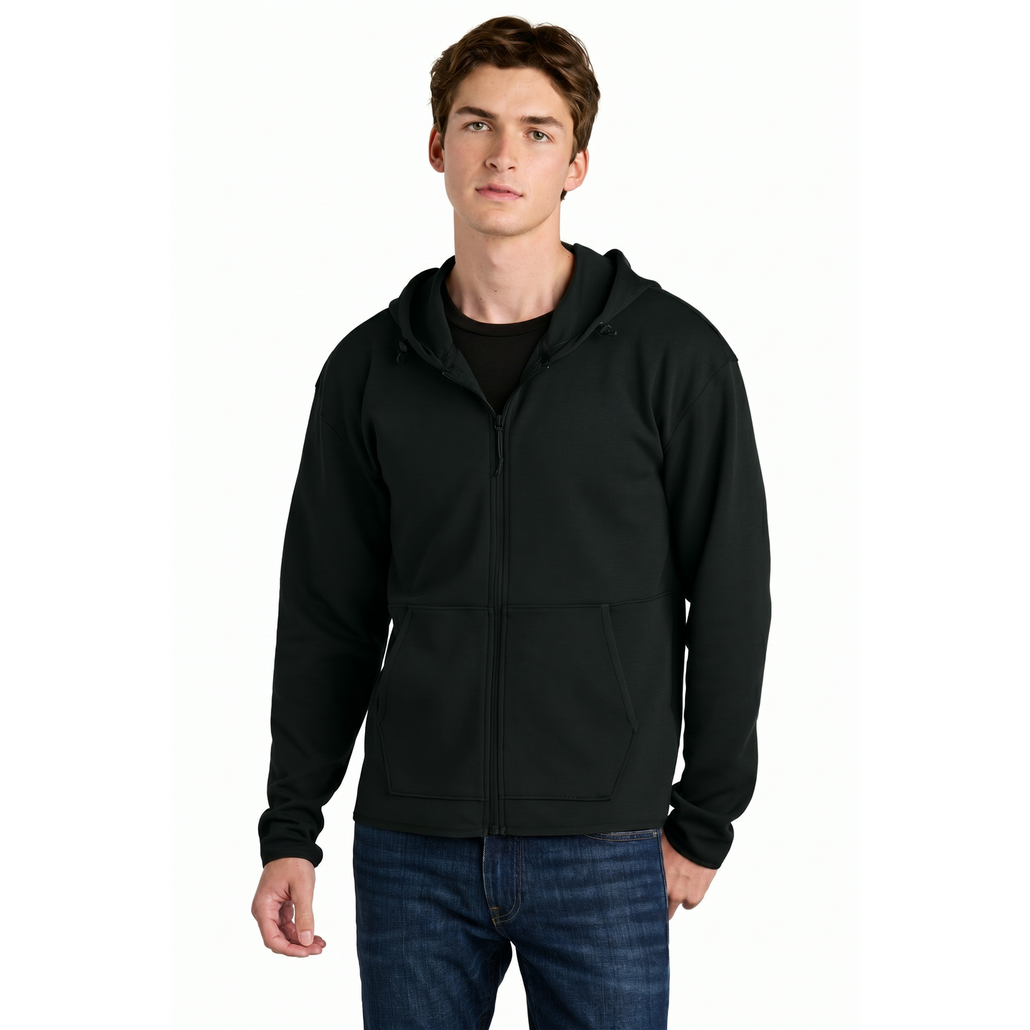 Double-Knit Full-Zip Hoodie