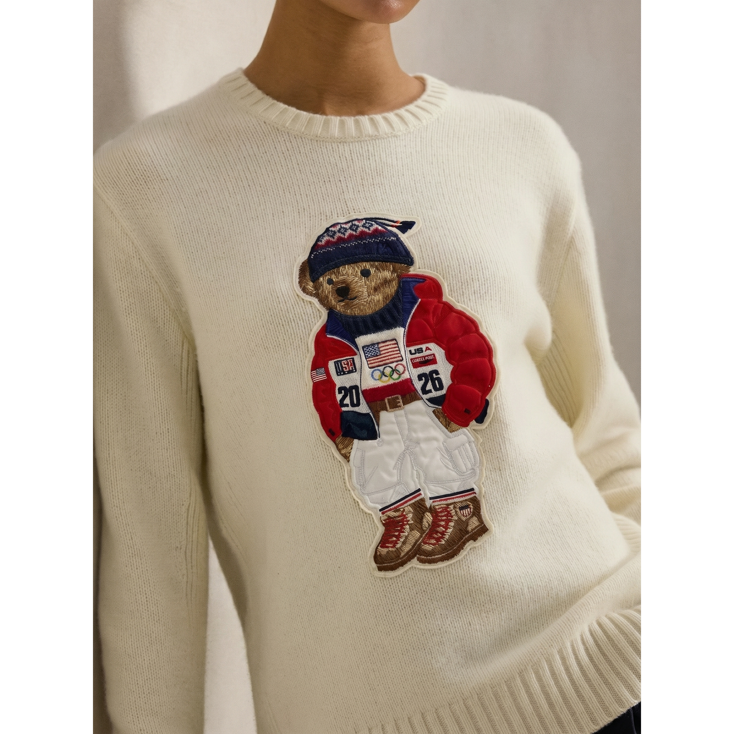 Team Usa Bear Sweater