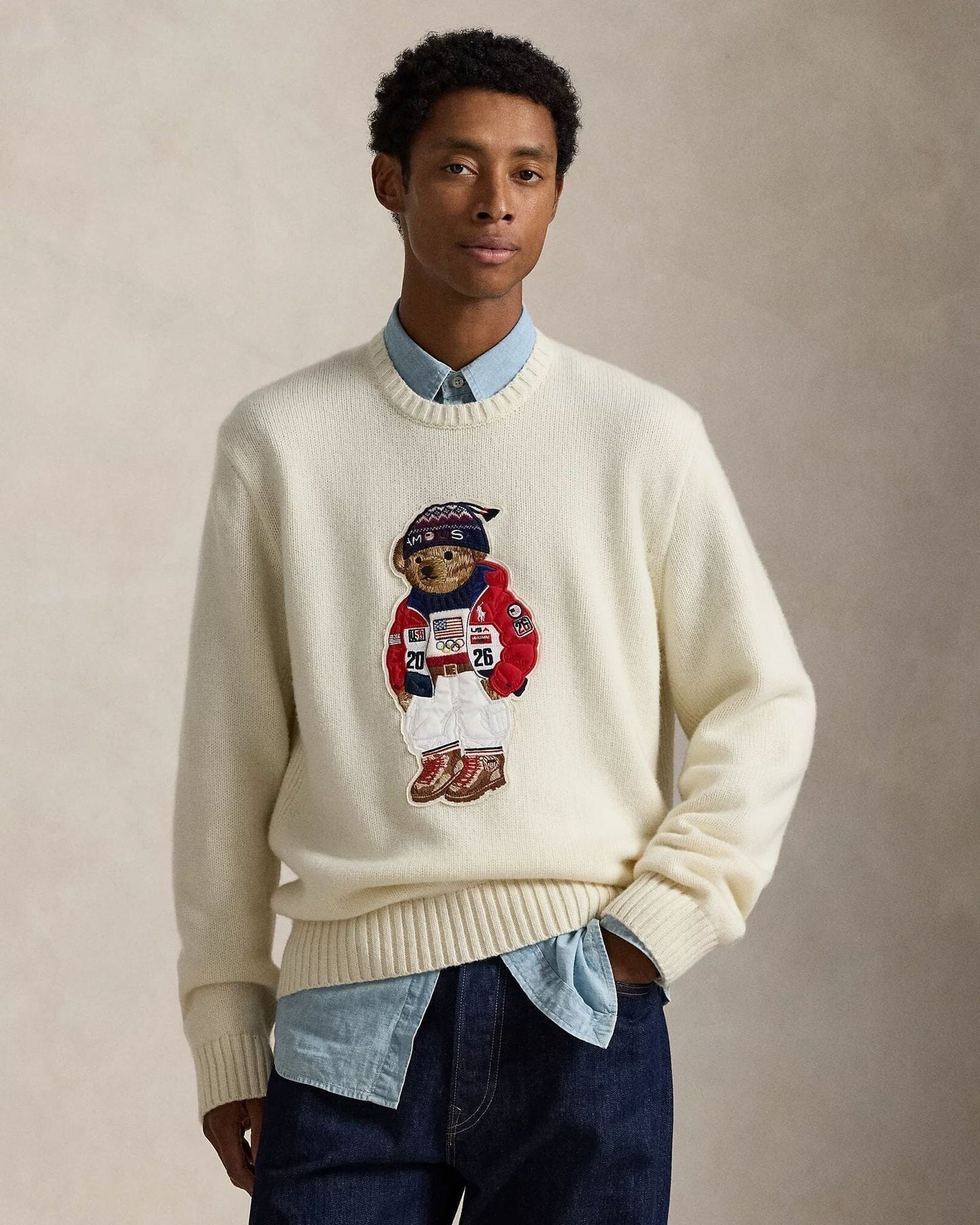 Team Usa Bear Sweater