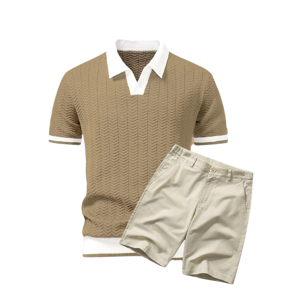 Old Money Polo Shirt + Shorts Set