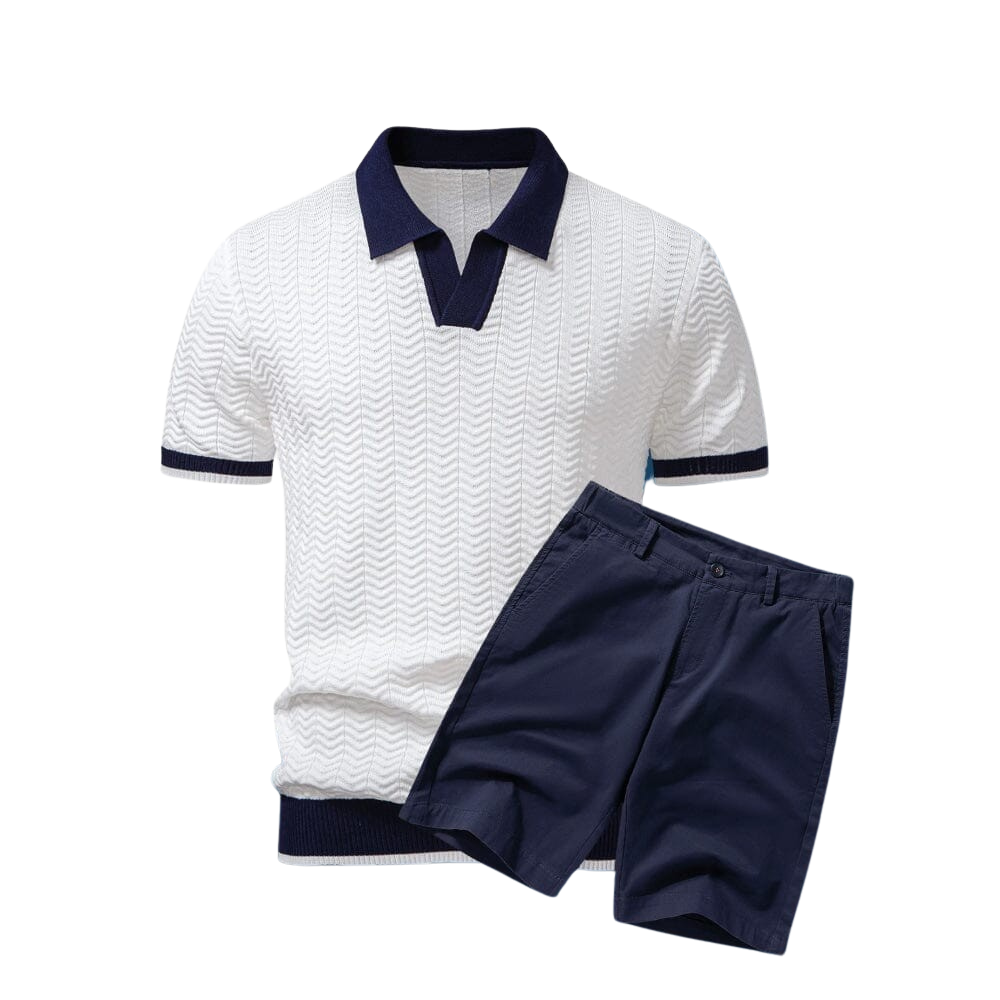 Old Money Polo Shirt + Shorts Set