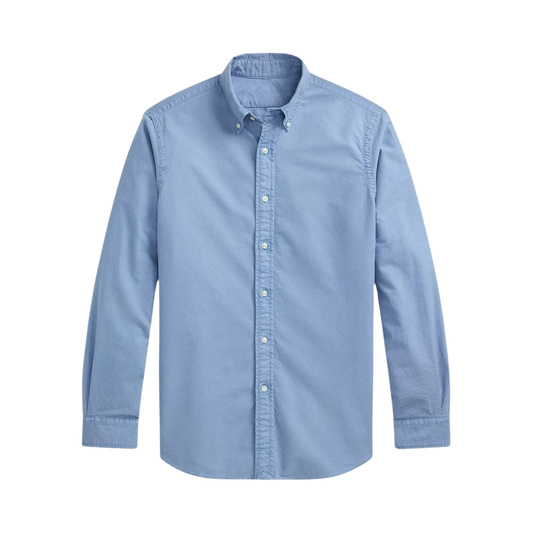 Slim Fit Garment-Dyed Oxford Shirt