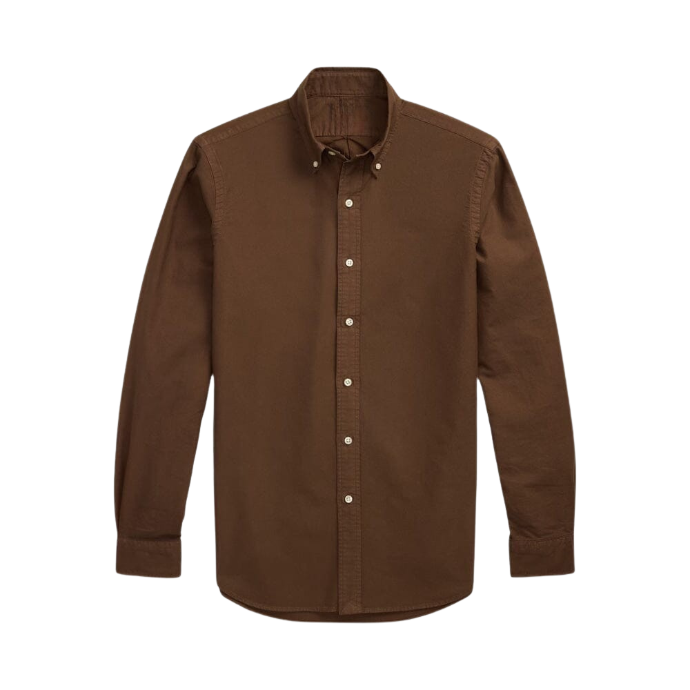 Slim Fit Garment-Dyed Oxford Shirt
