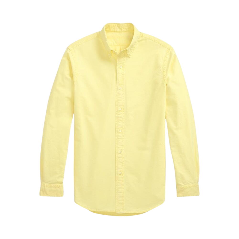Slim Fit Garment-Dyed Oxford Shirt