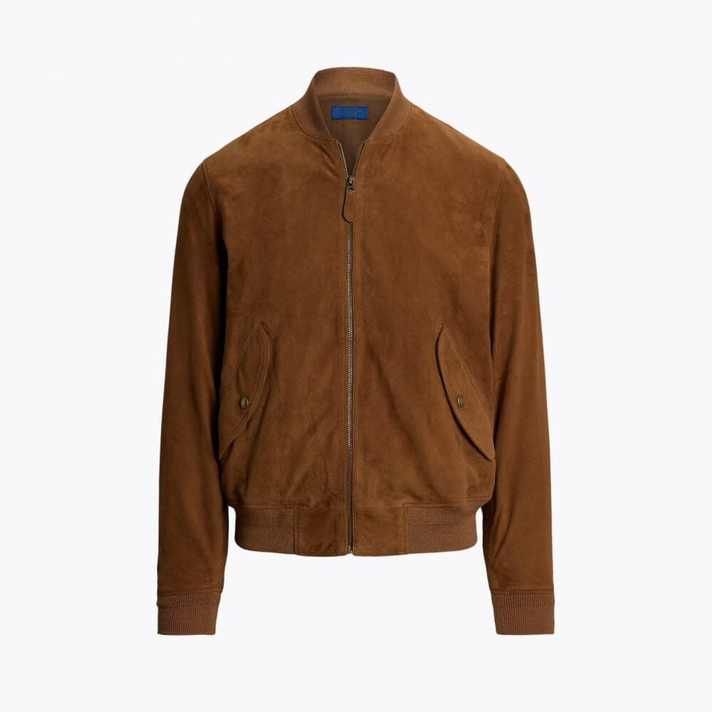 Suede Bomber Jacket