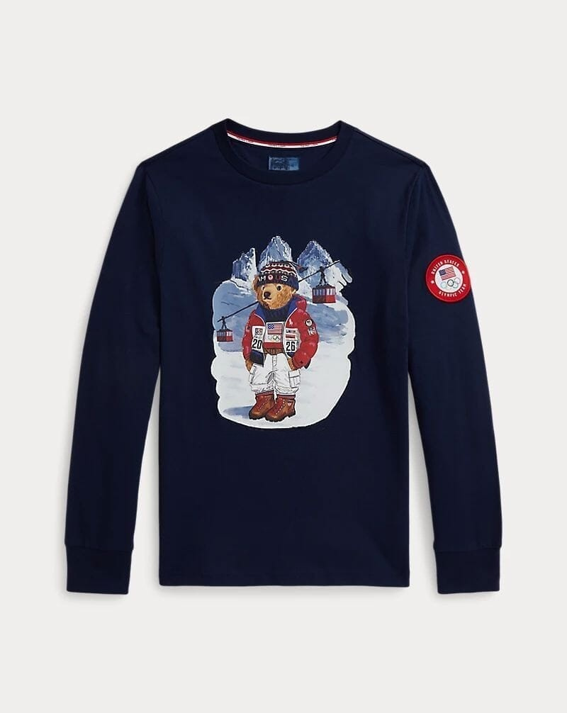 Team Usa Bear Cotton T-Shirt