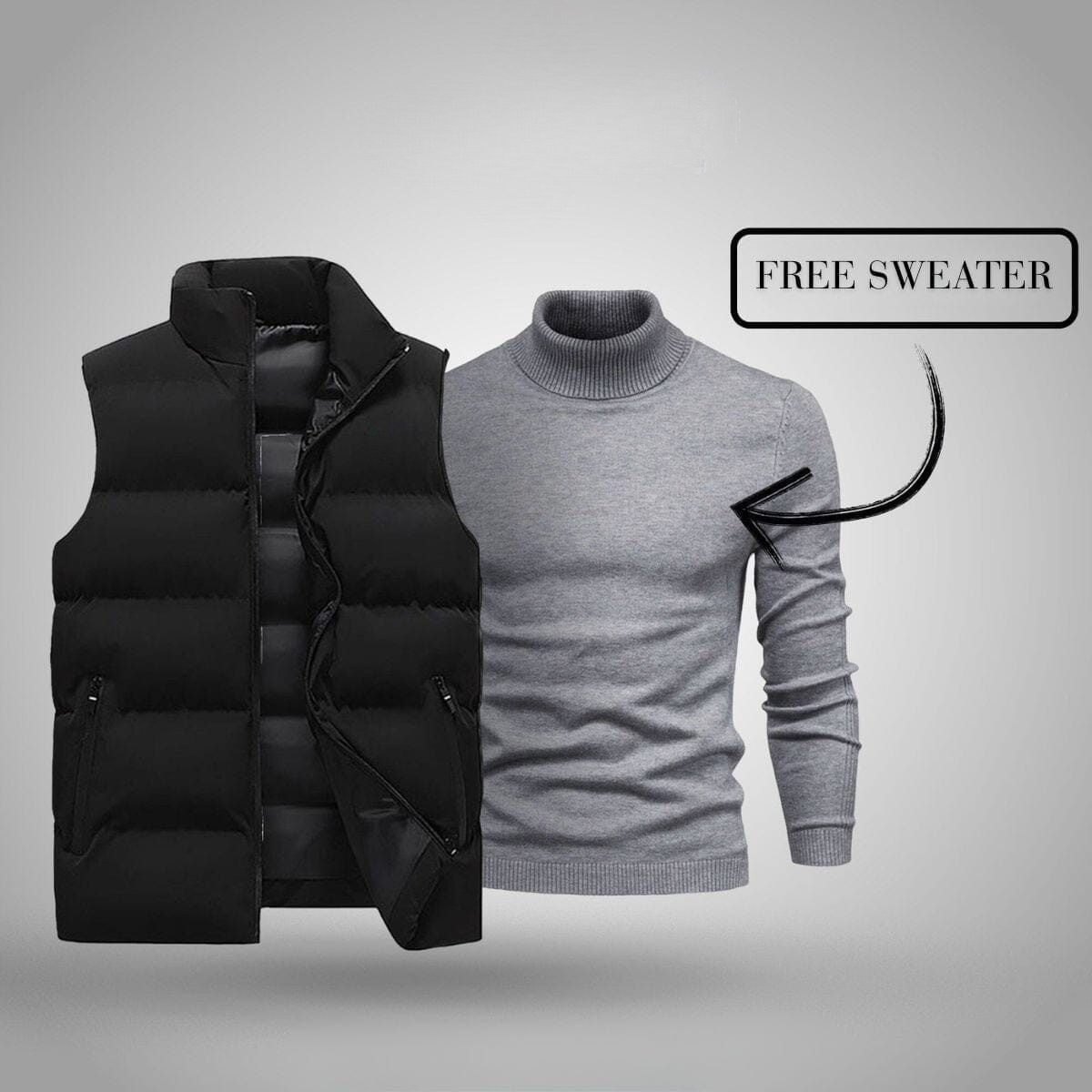 Vest + Exclusive Free Sweater (CLEARANCE)
