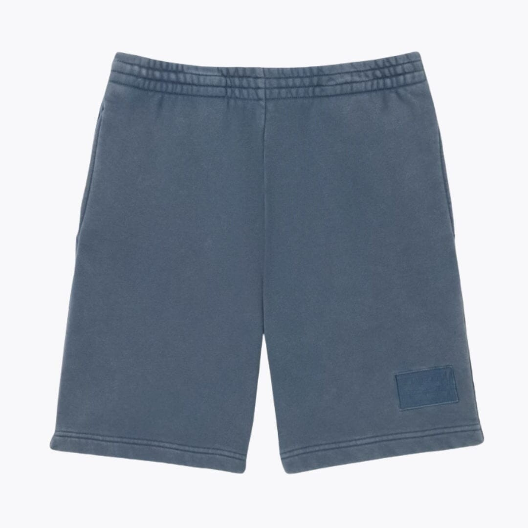 Washed Effect Cotton Fleece Shorts