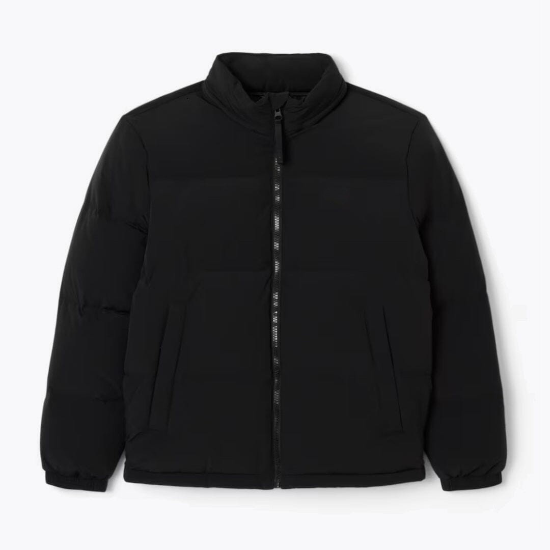 Water-Repellent Hooded Down Jacket