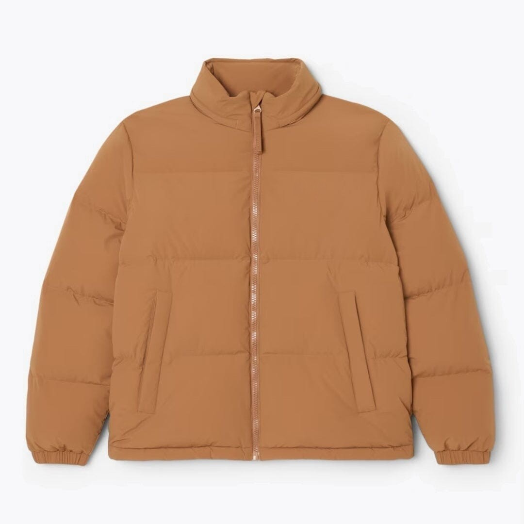Water-Repellent Hooded Down Jacket