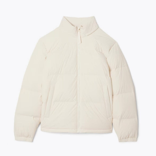 Water-Repellent Hooded Down Jacket