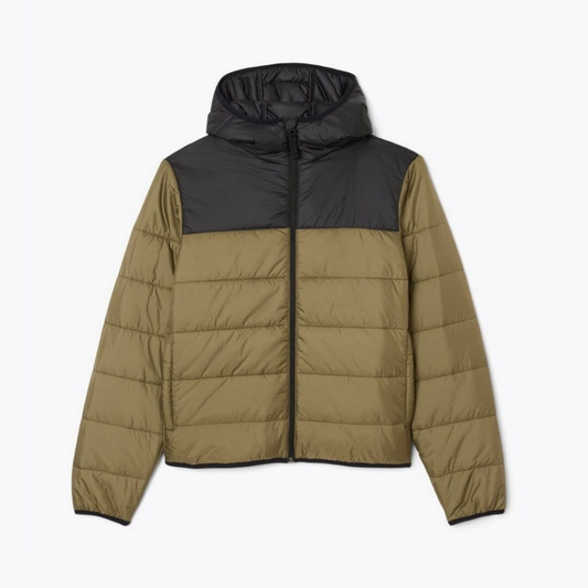 Water-Repellent Quilted Puffed Jacket
