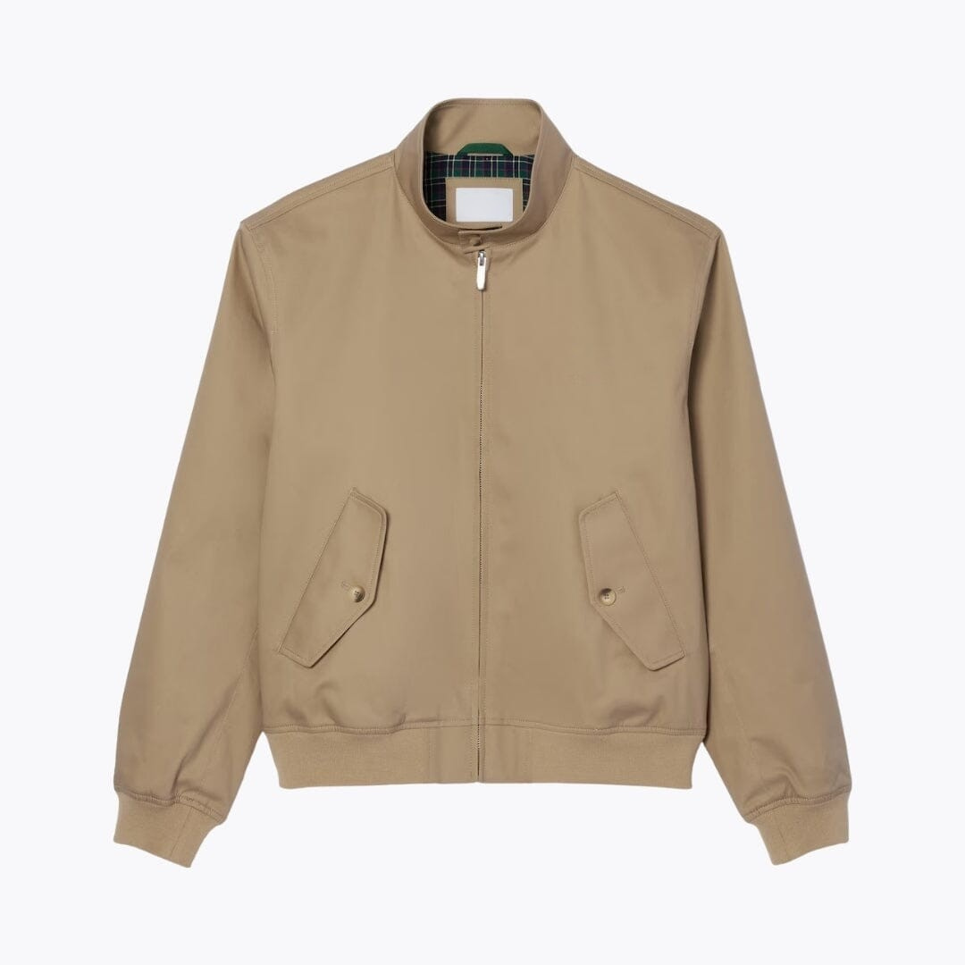 Water-Repellent Twill Harrington Jacket