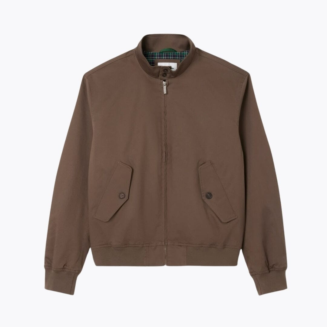 Water-Repellent Twill Harrington Jacket
