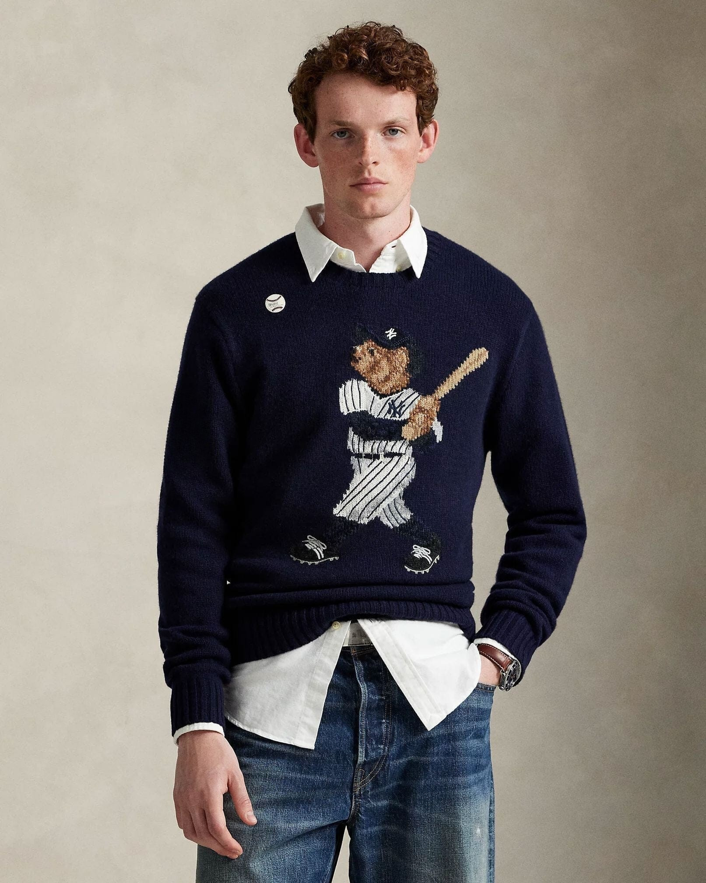 Yankees Bear Sweater